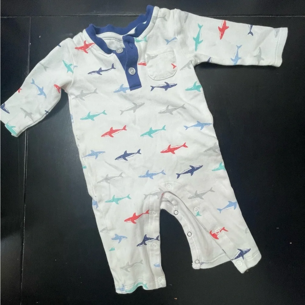 Baby Boy Bundle 3-6 months longsleeve  one piece sleepers